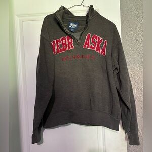 Blue 84 Nebraska Huskers Gray Sweater
